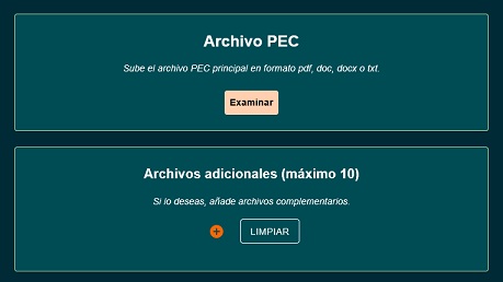 Documentos de la PEC